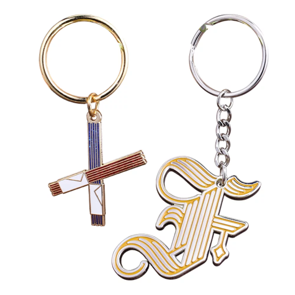 2" Soft Enamel Keychain