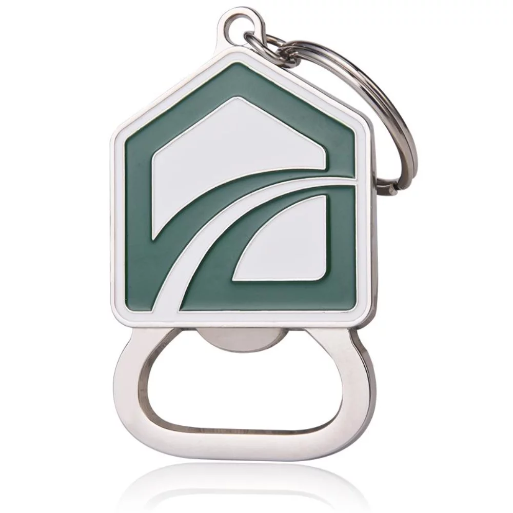 Porte-clés moulé personnalisé (1,5"x1,0" ou diamètre de 1,25")