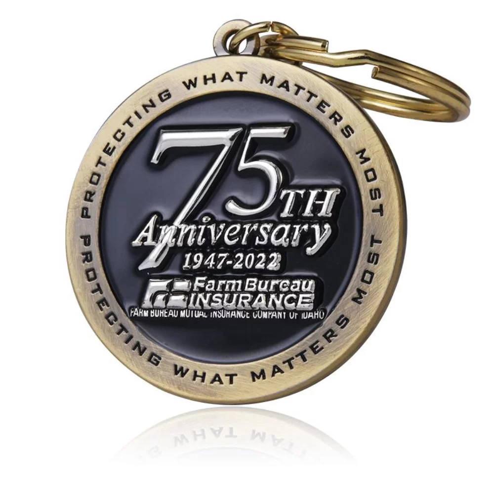 Custom Die Cast Key Chain (1.5"x1.0" or 1.25" Diameter)