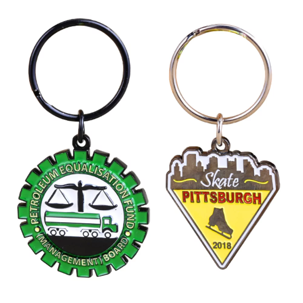 3" Soft Enamel Keychain