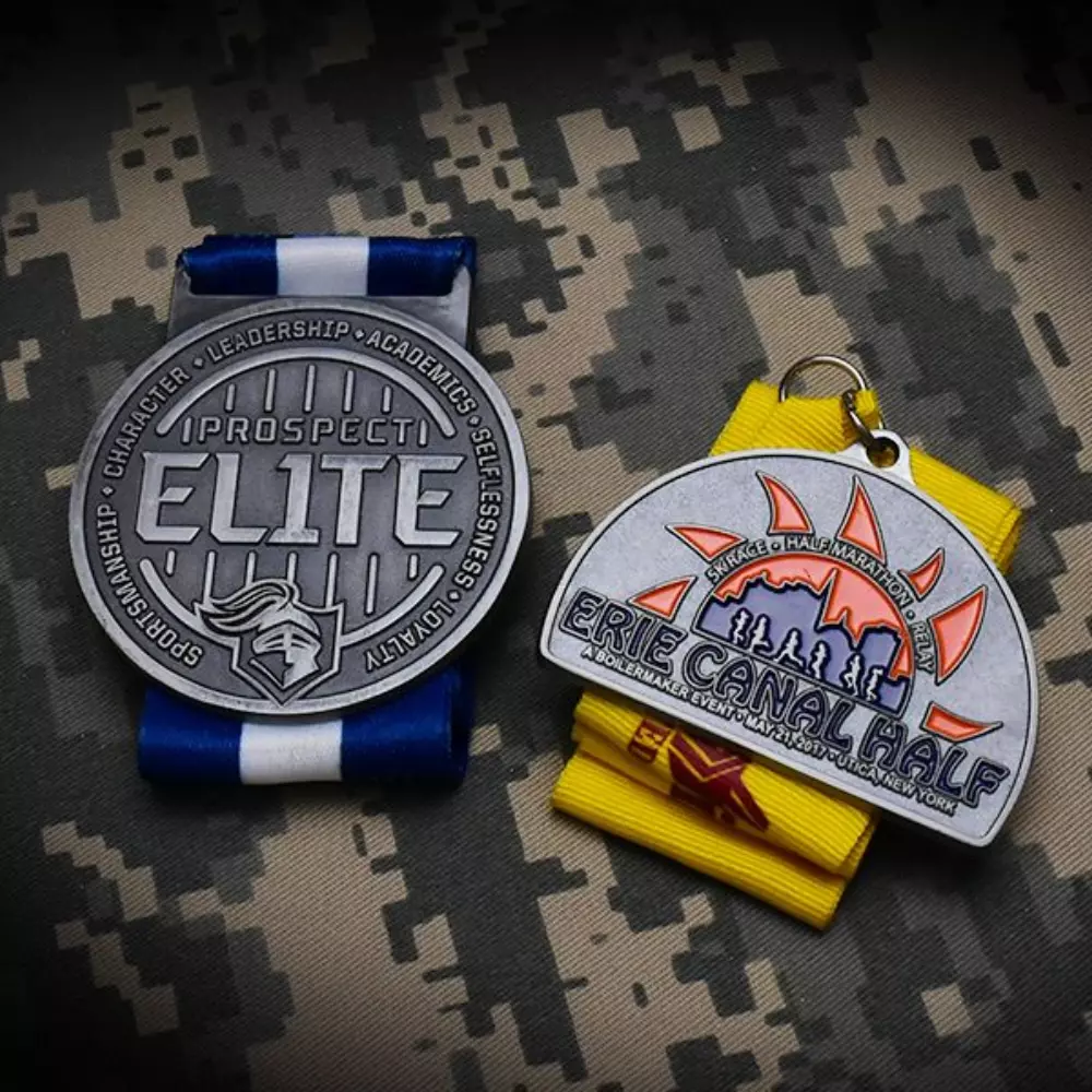 1 1/2" Custom Die Struck Antique Medals