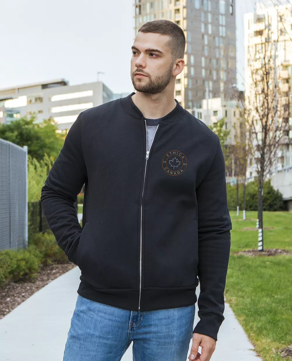 Ethica Unisex Bomber Jacket