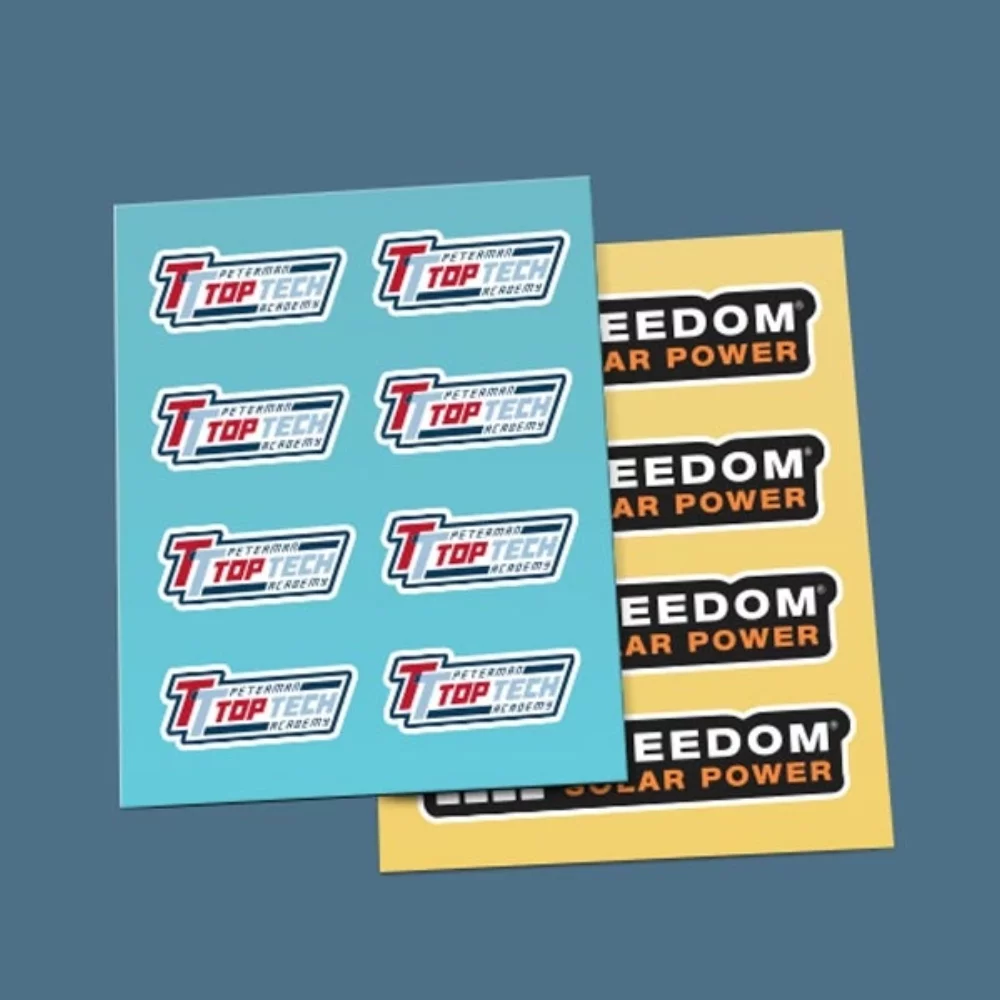 Custom Removable Sticker Sheets