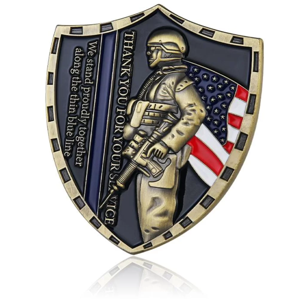 1.25" Soft Enamel Coins (Color 2 Sides)