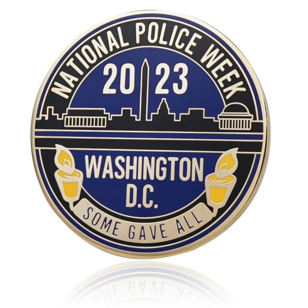 1.75" Custom Shape Hard Enamel Coins (Color Both Side)