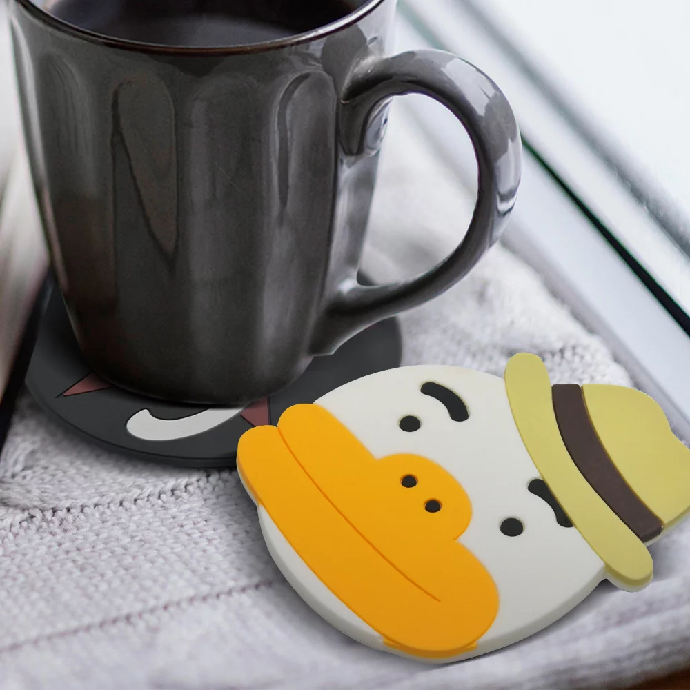 3" Soft PVC 2D Coasters