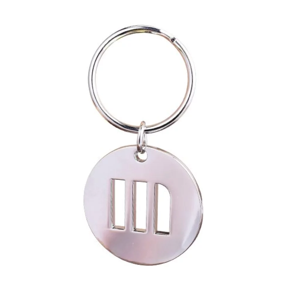 3" Die Struck Keychain (No Color)