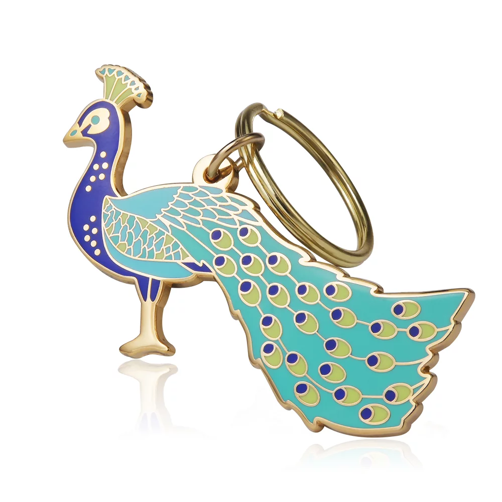 2.25" Hard Enamel Keychain