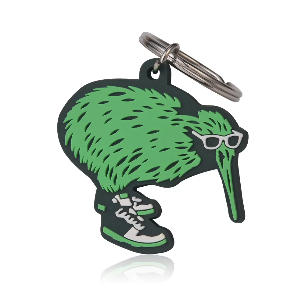 0.75" Custom 2D PVC Keychain