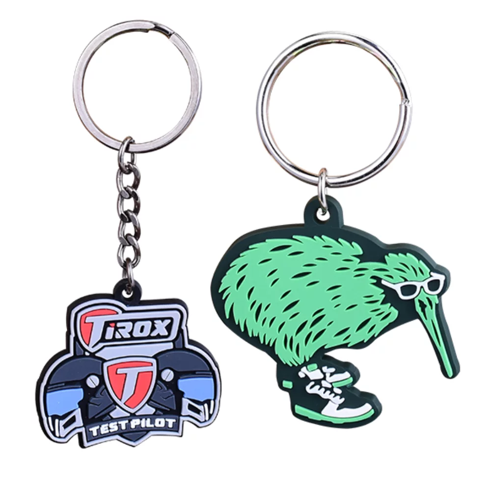 2" Custom 2D PVC Keychain