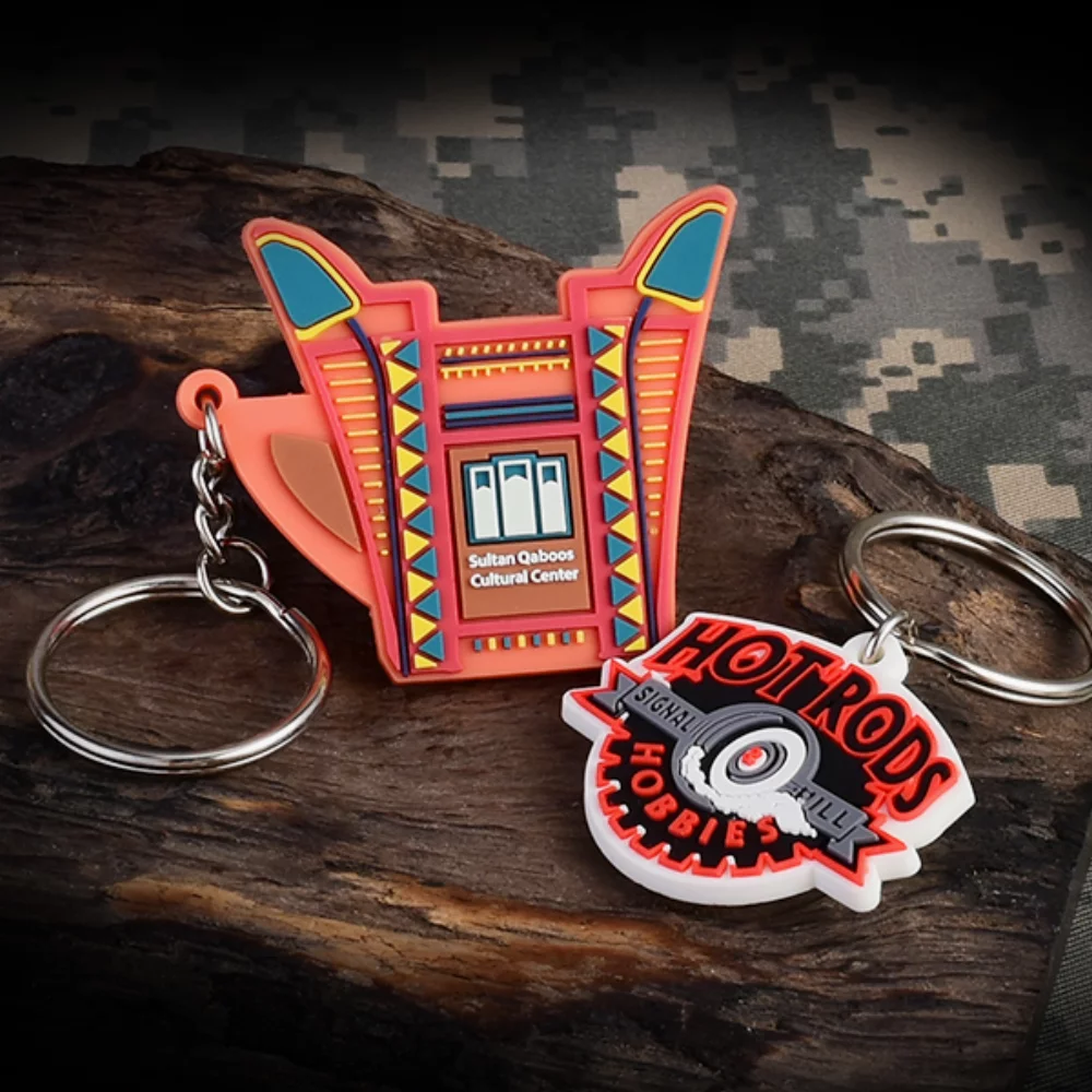 1" Custom 3D PVC Keychain