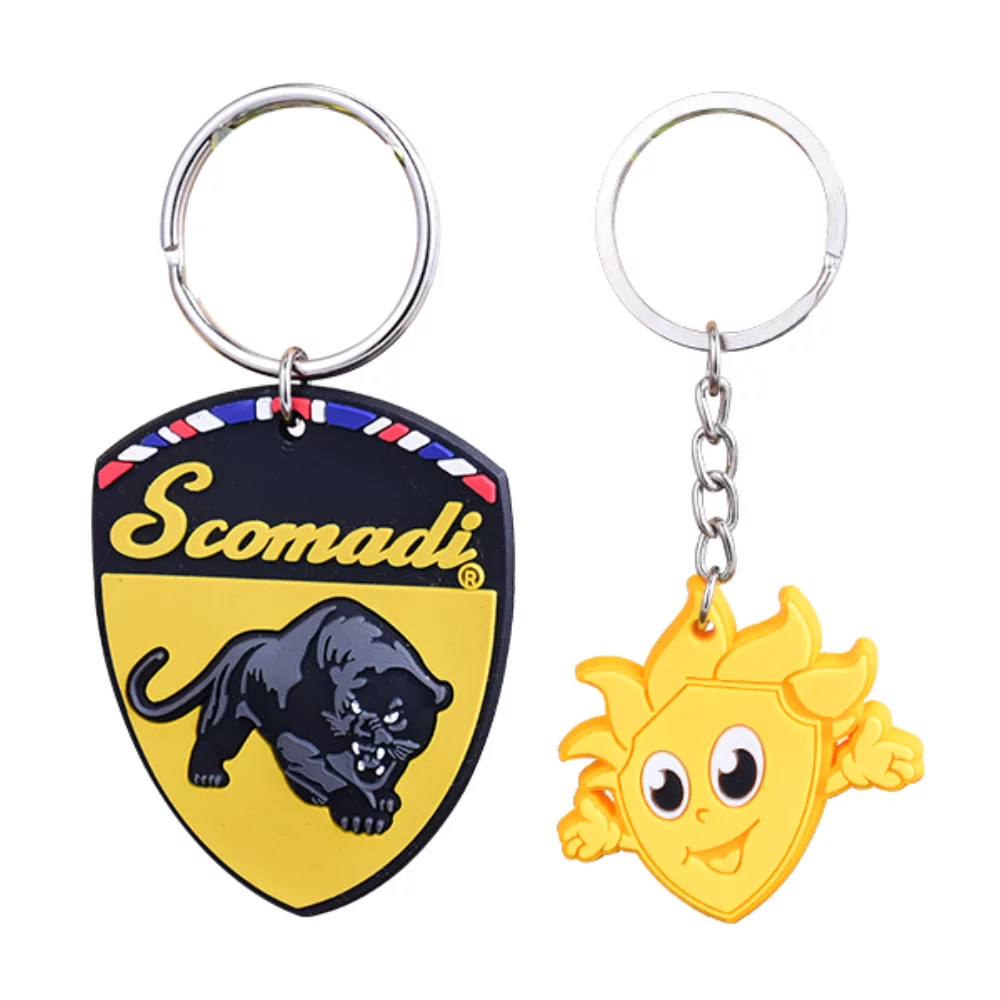 1.75" Custom 3D PVC Keychain