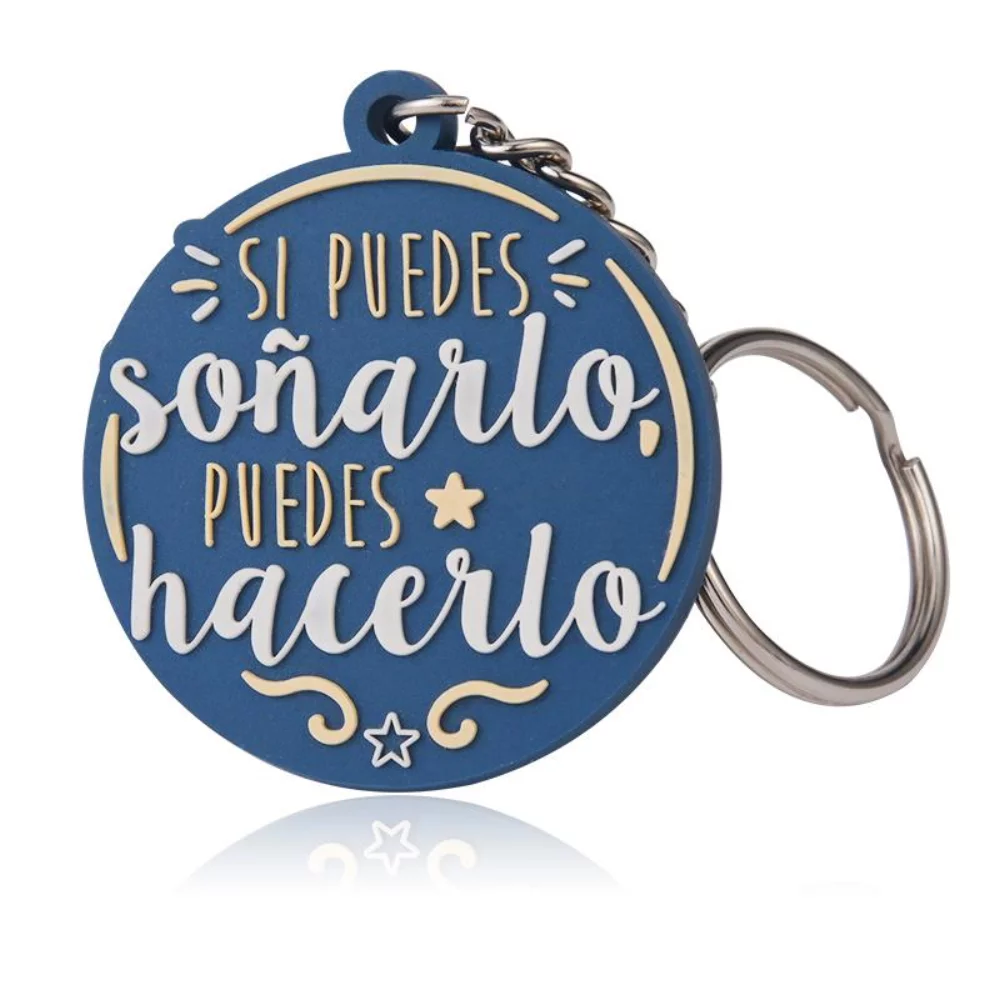 Porte-clés personnalisé en PVC 2D de 1,5"