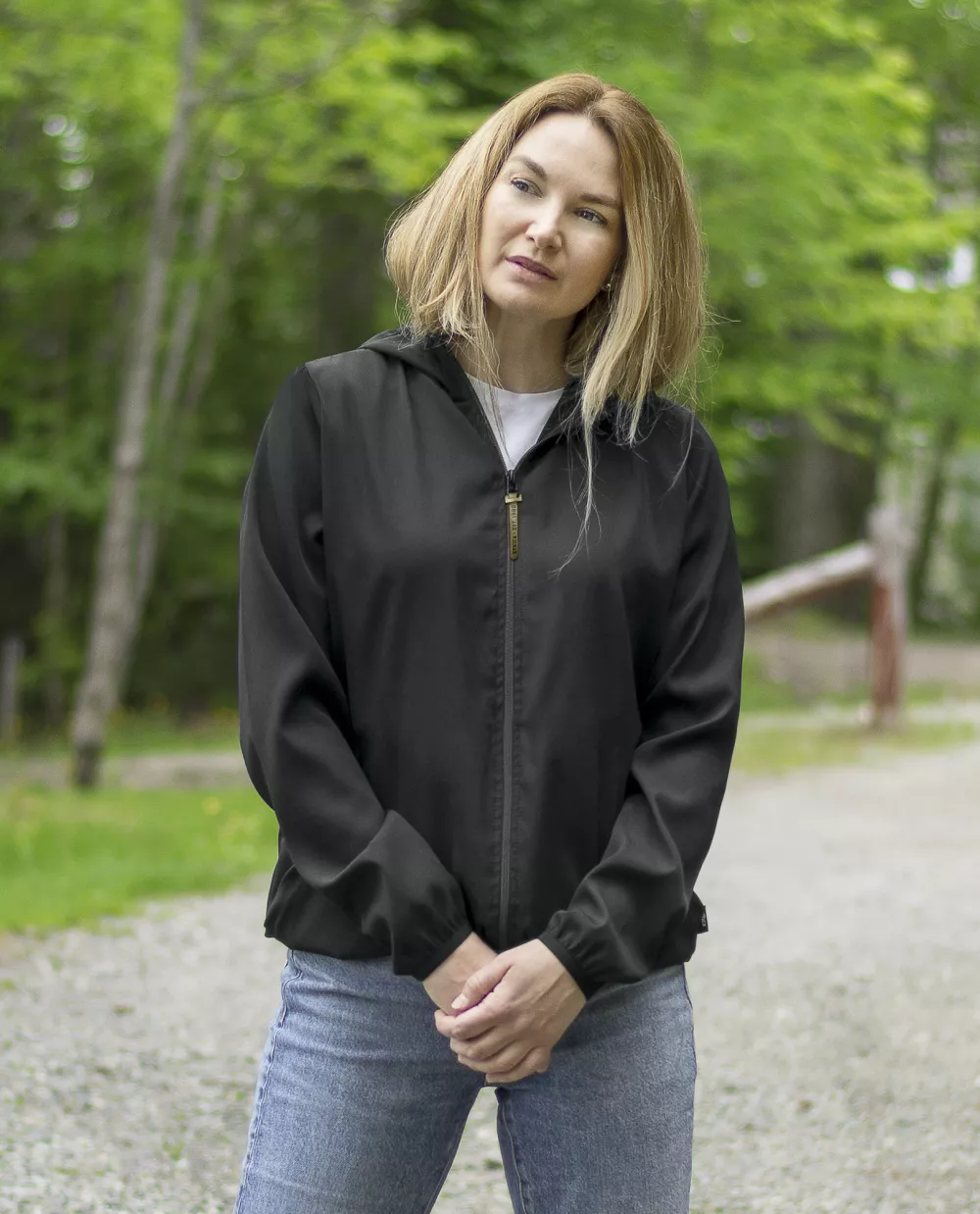 Ethica Women Windbreaker hooded jacket