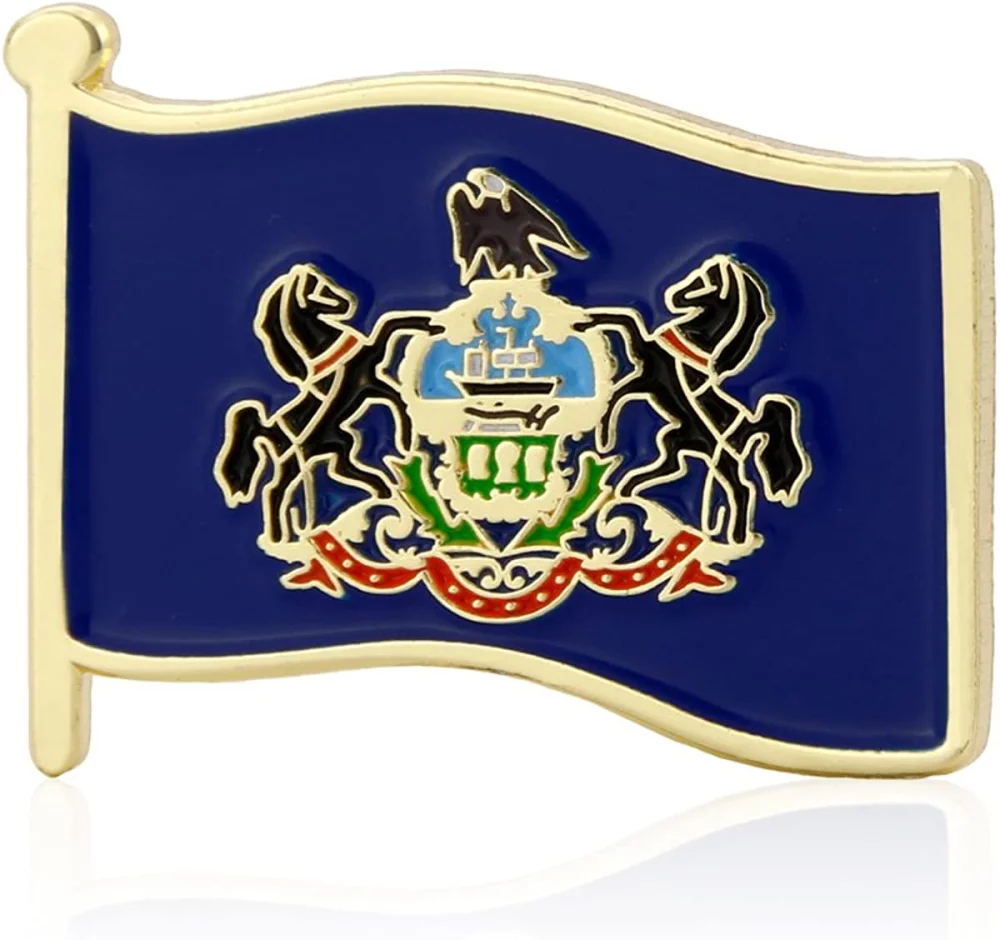 Stock Flag Pin (Pennsylvania State)