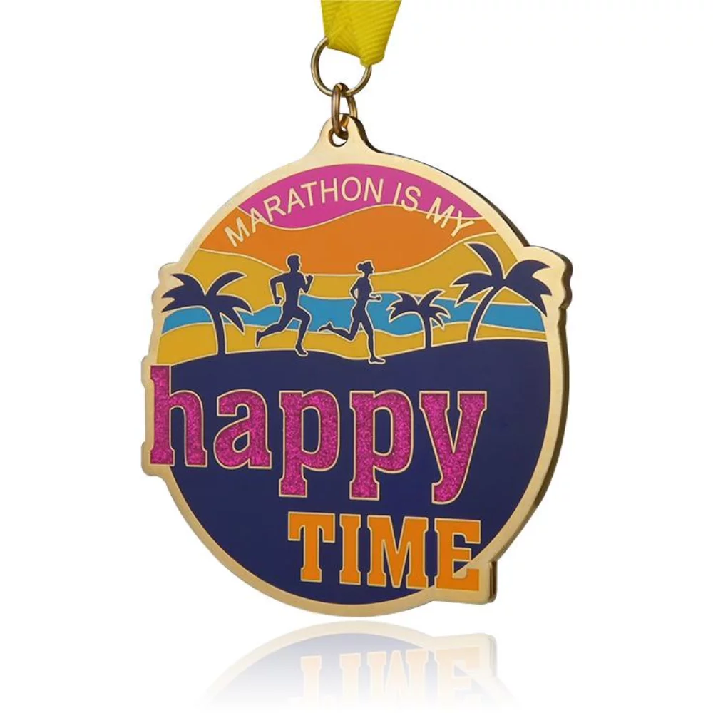 2 1/2" Cloisonne Hard Enamel Medals