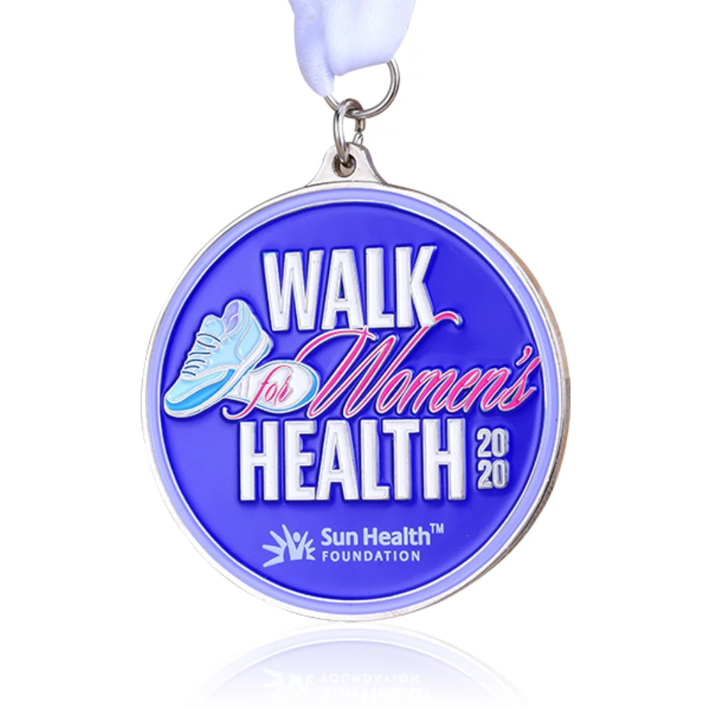 Médailles en émail souple moulées sur mesure de 5 pouces.