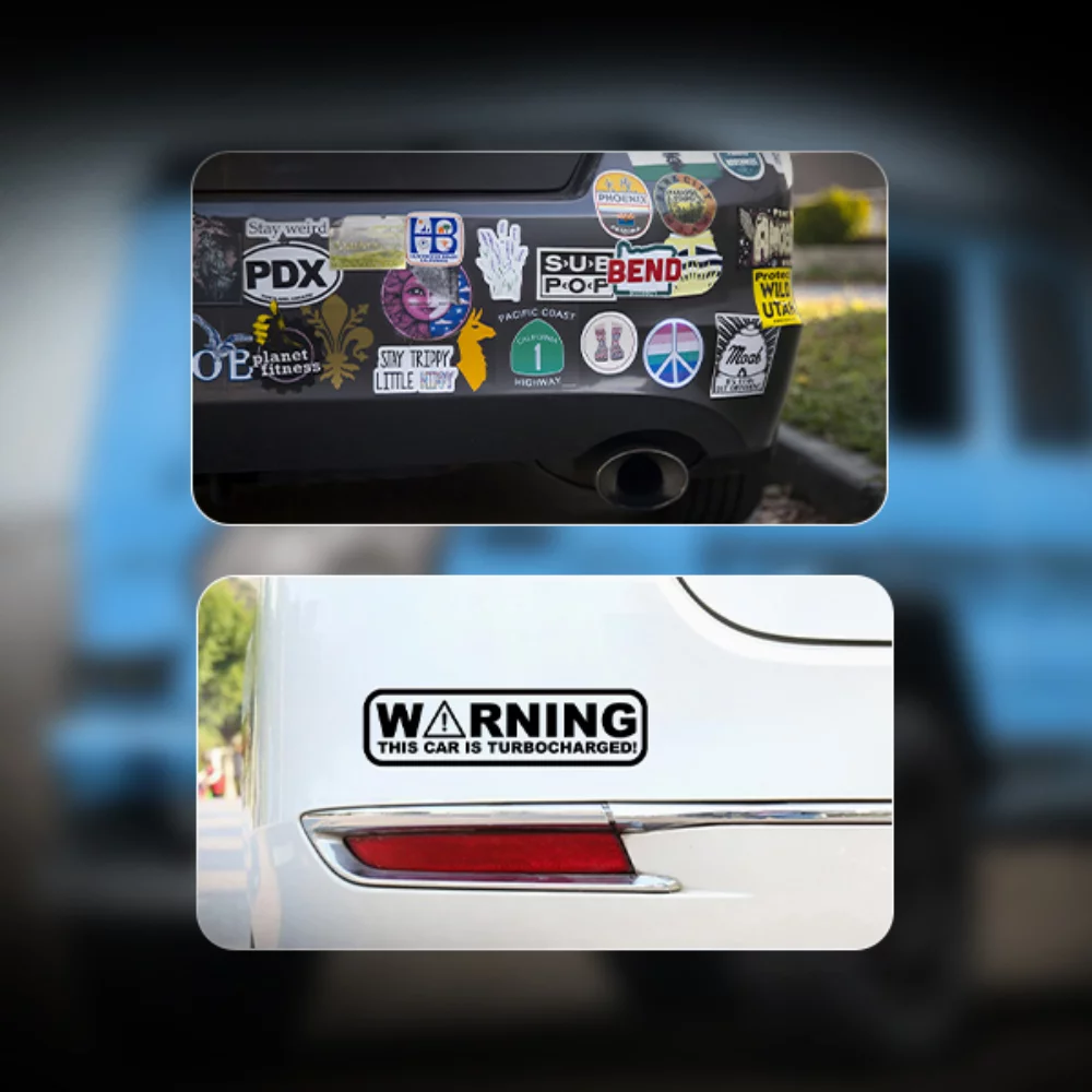Custom Shape Bumper Sticker