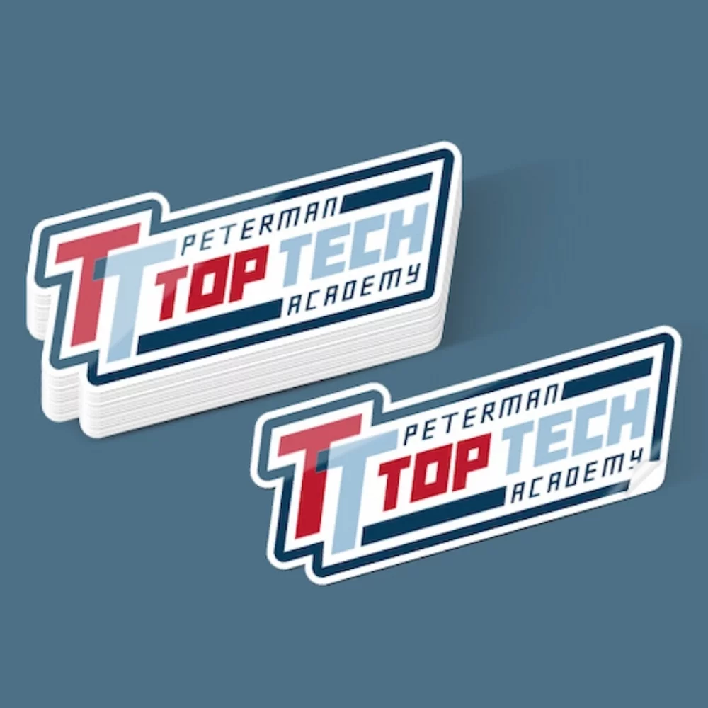 3" Custom Shape Die Cut Sticker