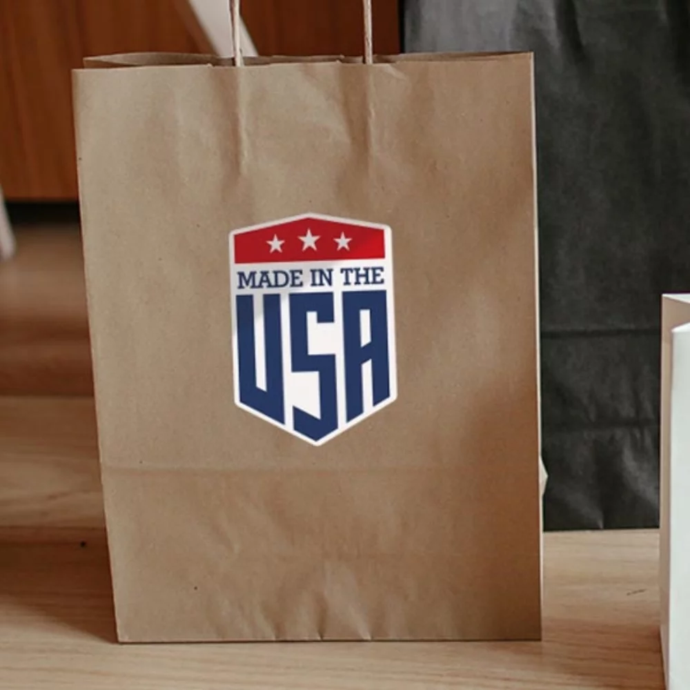 Autocollant personnalisé en couleur pleine 4"