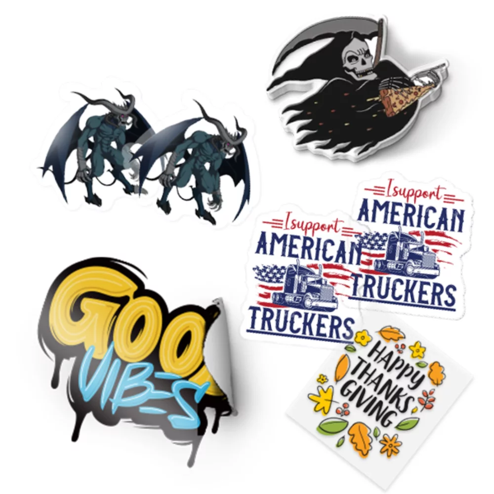 Décalcomanie statique de 6 pouces