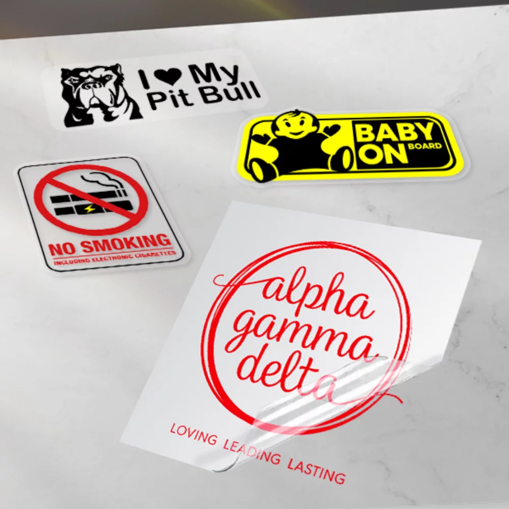 Autocollant de transfert personnalisé