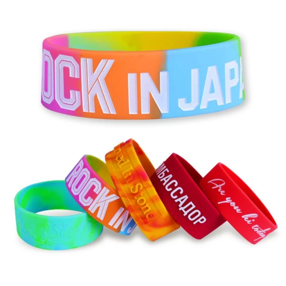 1" Silicone Wristband