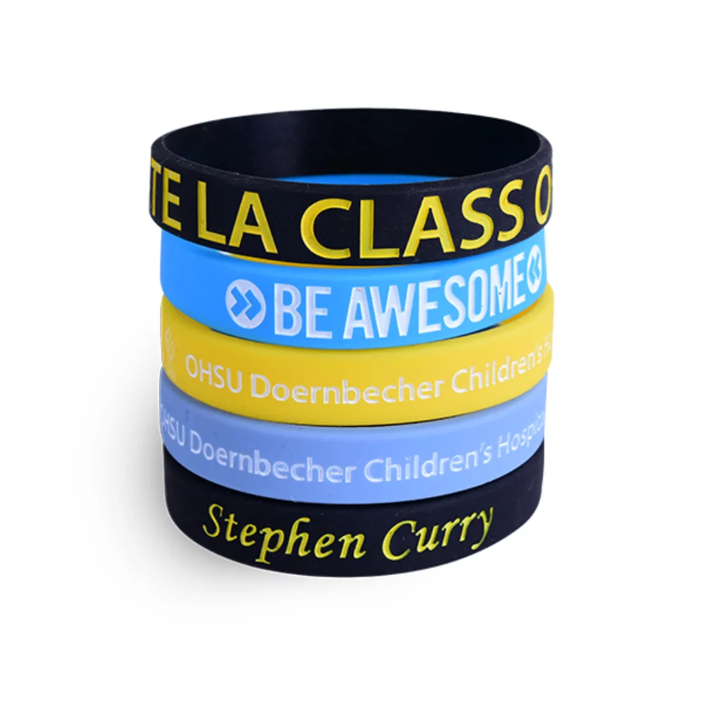 Silicone Wristband (Color Filled)