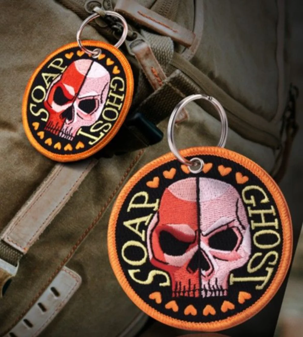 100% Embroidered Keychain- 2.5"