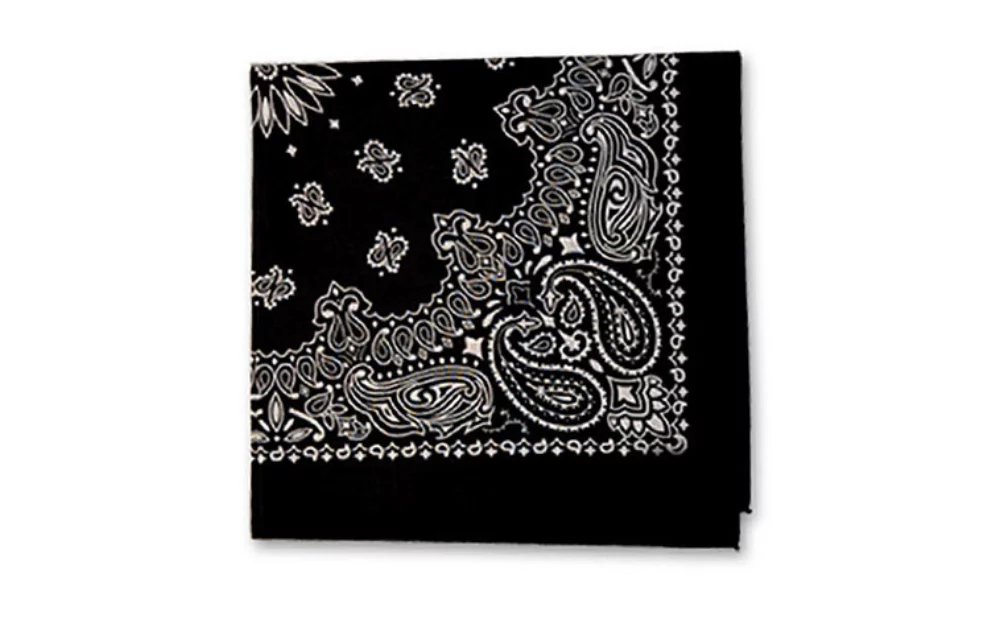 Black Bandana (19"x19")