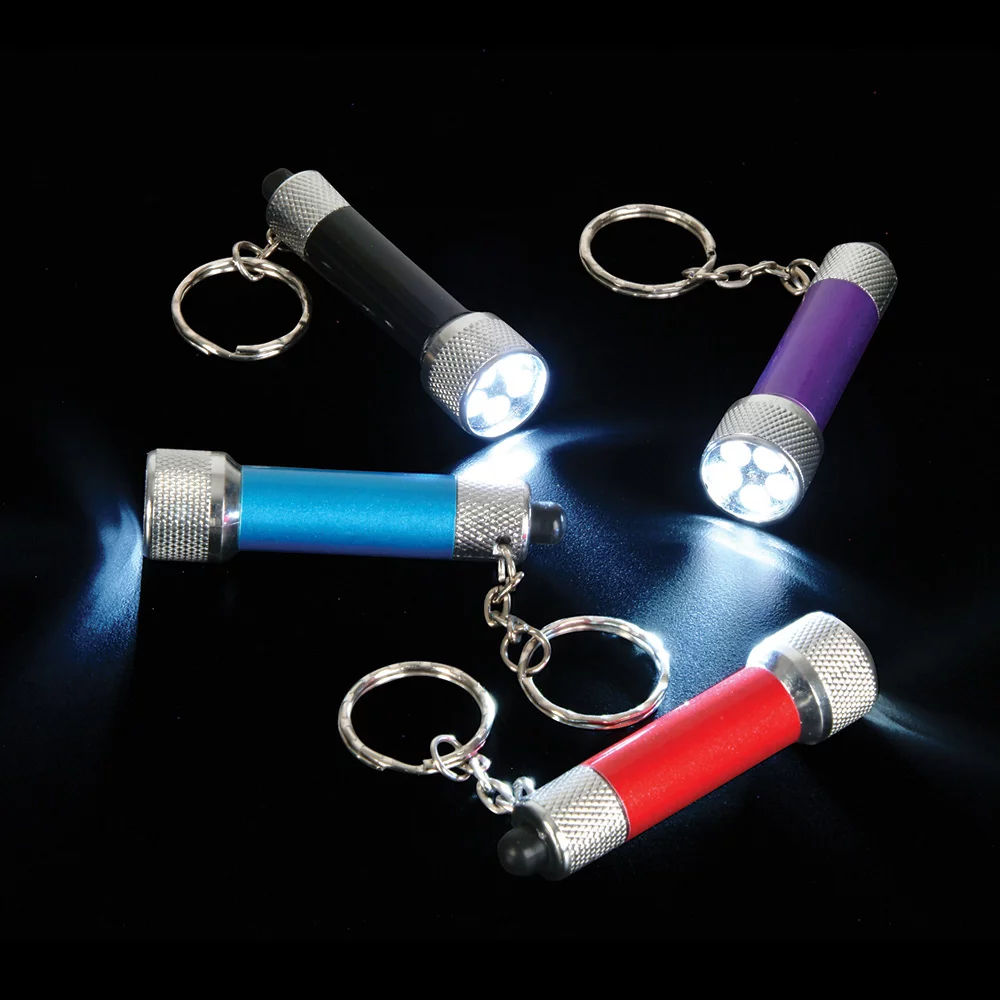 2.6" Flashlight LED Keychain