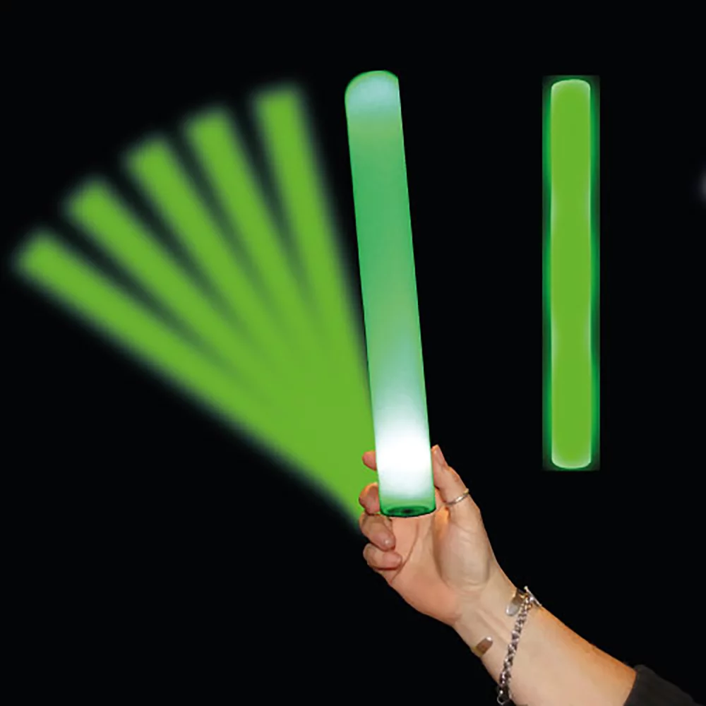 Green LED Foam Stick