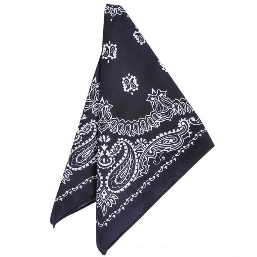 Blue Western Bandana (19"x19")
