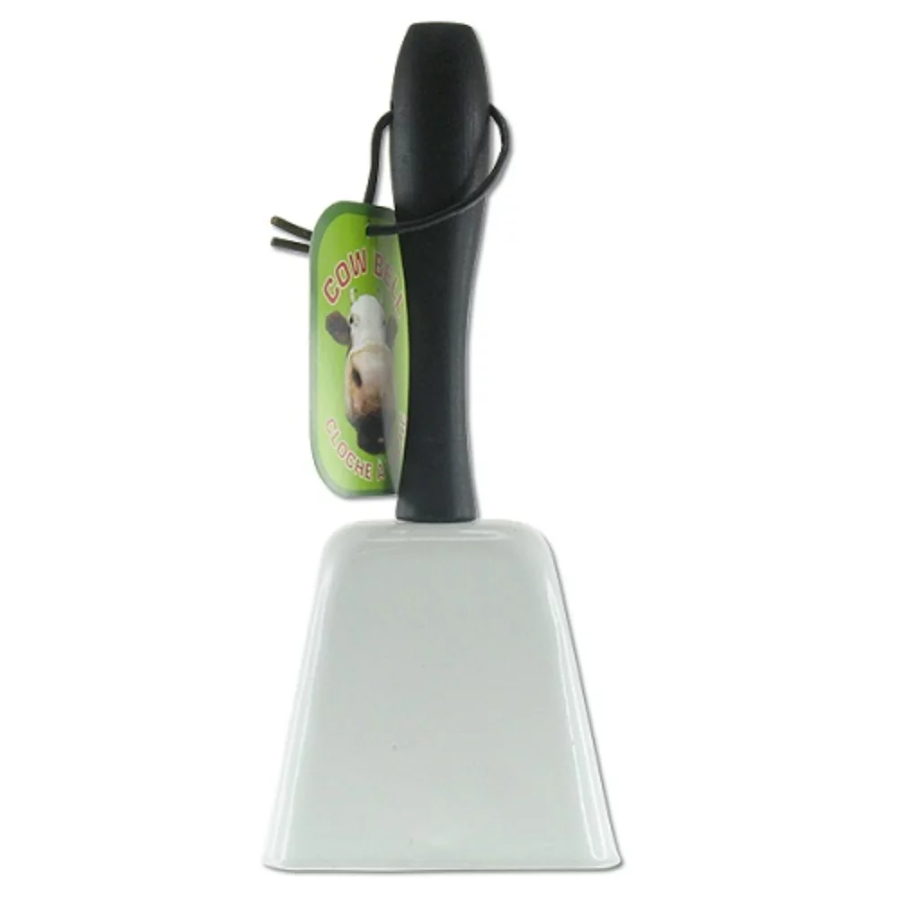 Cloche blanche de 8 pouces avec poignée