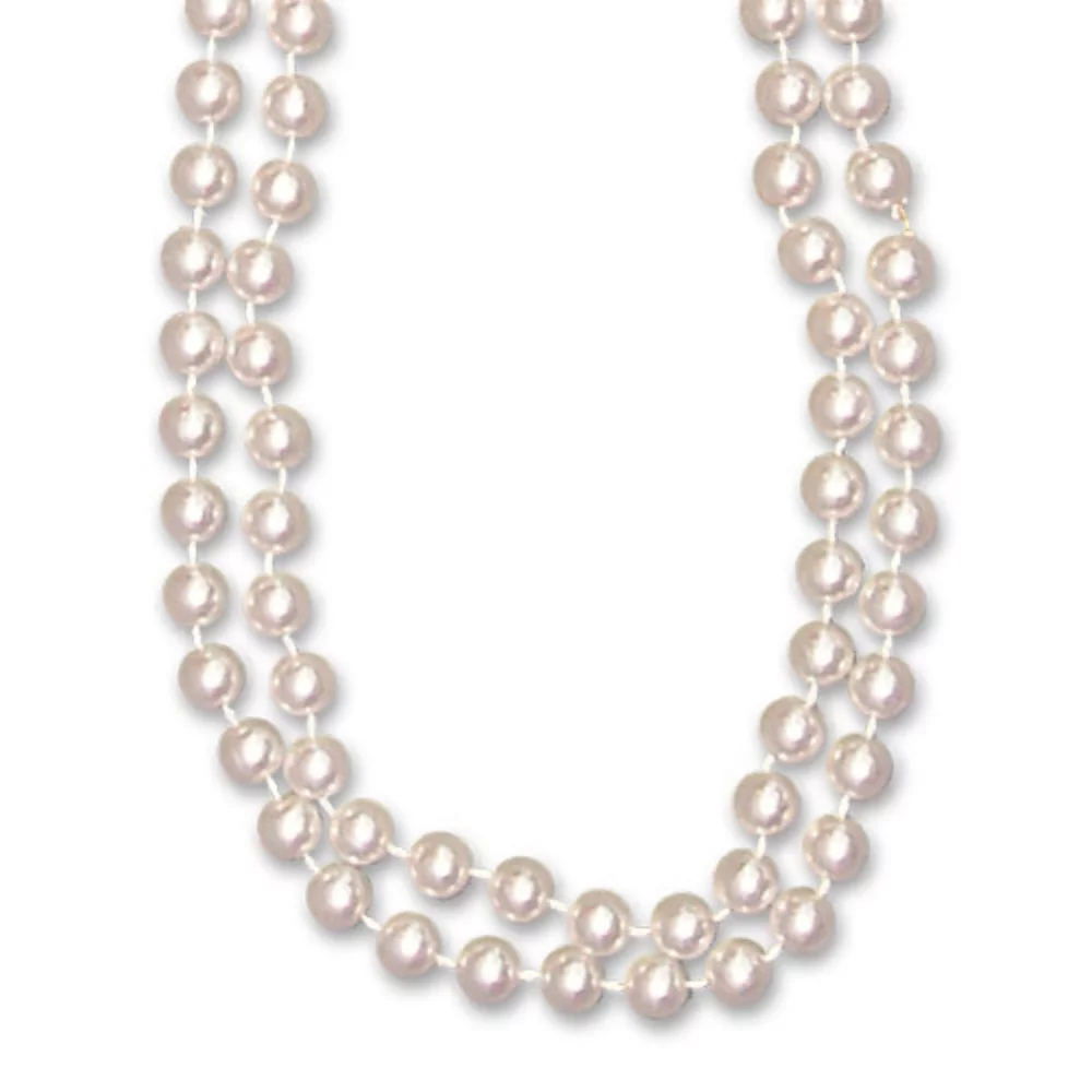 Collier de perles blanches