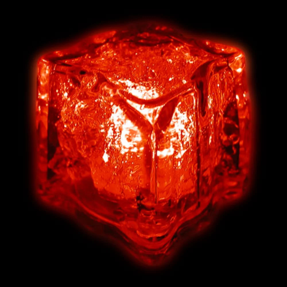 Cube lumineux rouge
