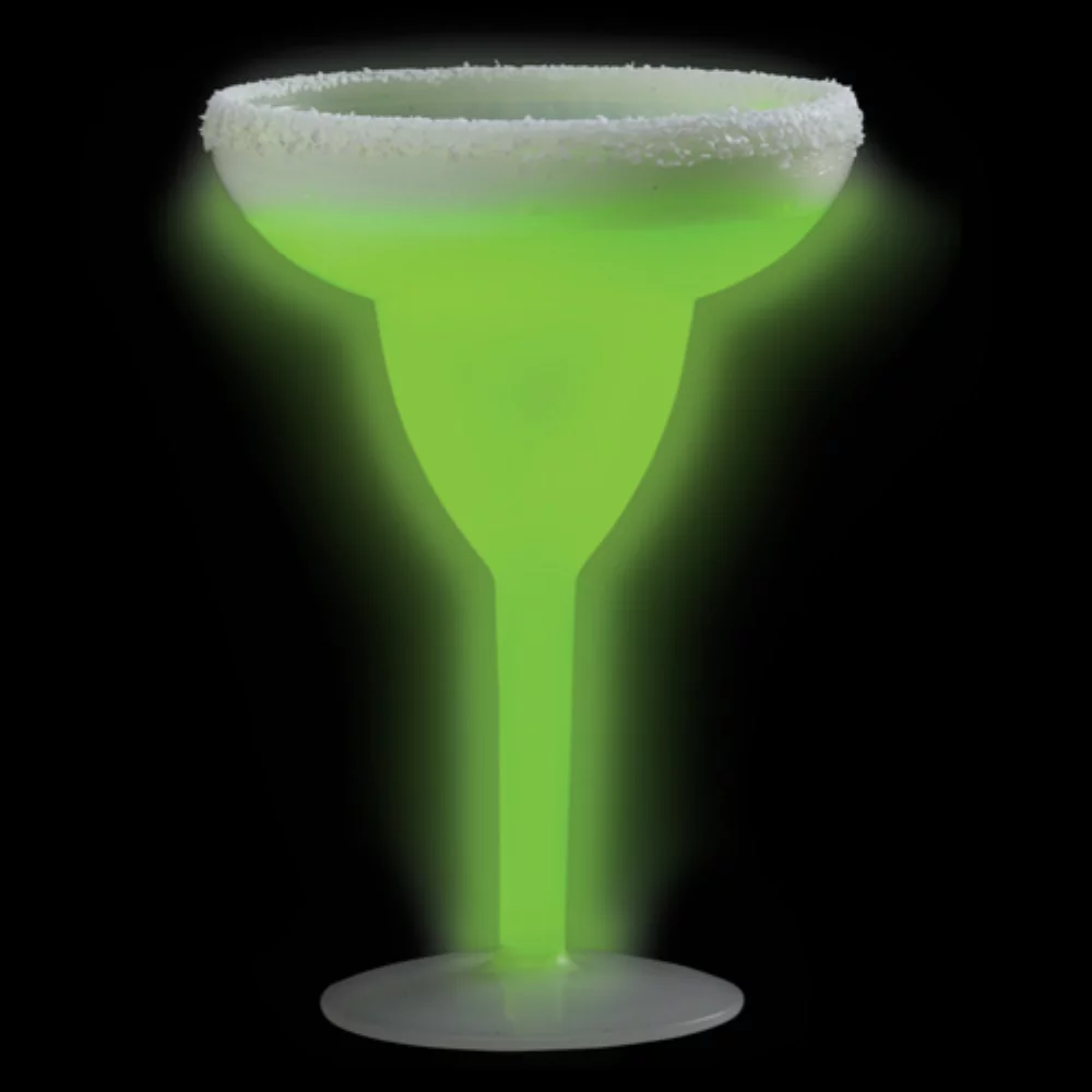 10 Oz. Green Glow Margarita Glass