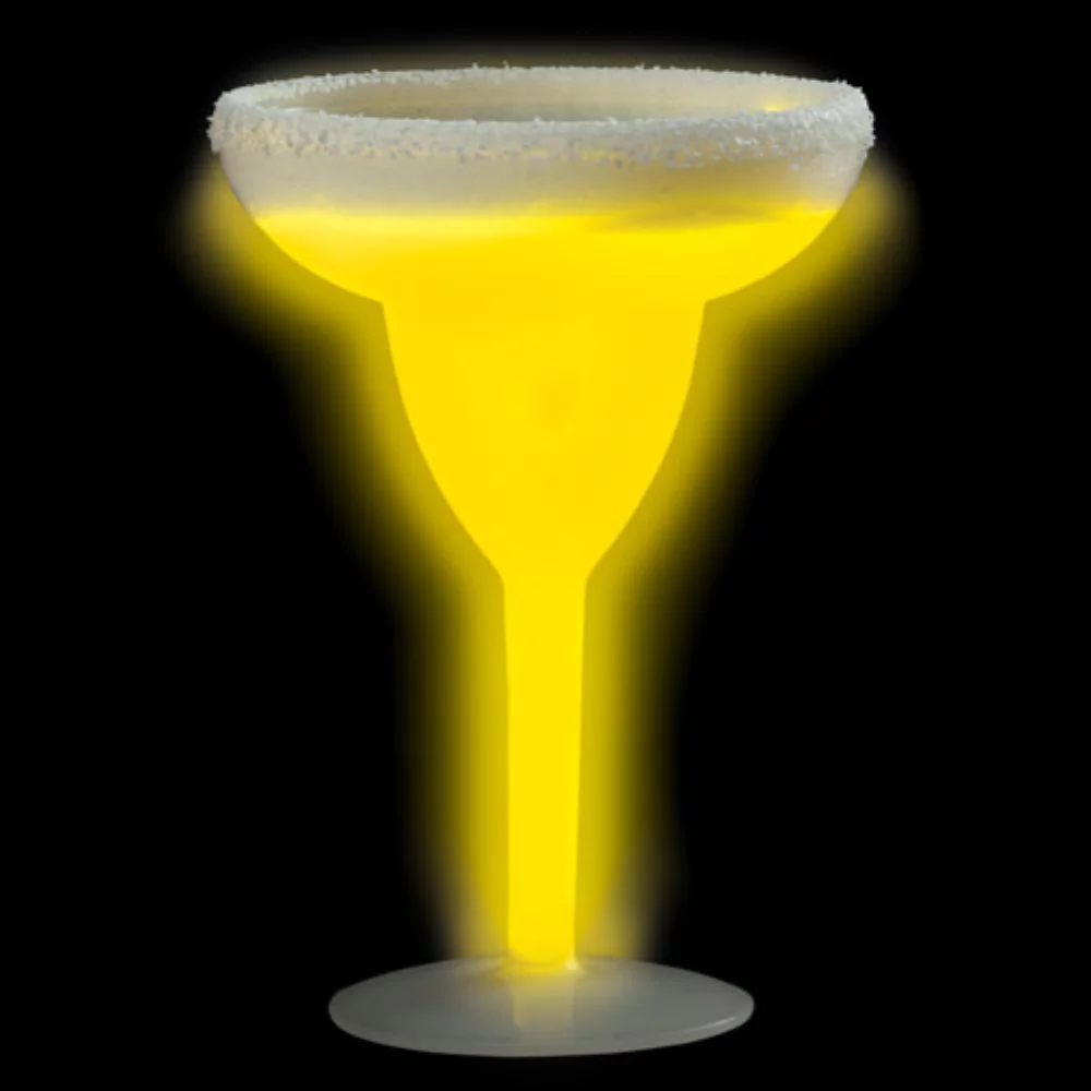 10 Oz. Yellow Glow Margarita Glass
