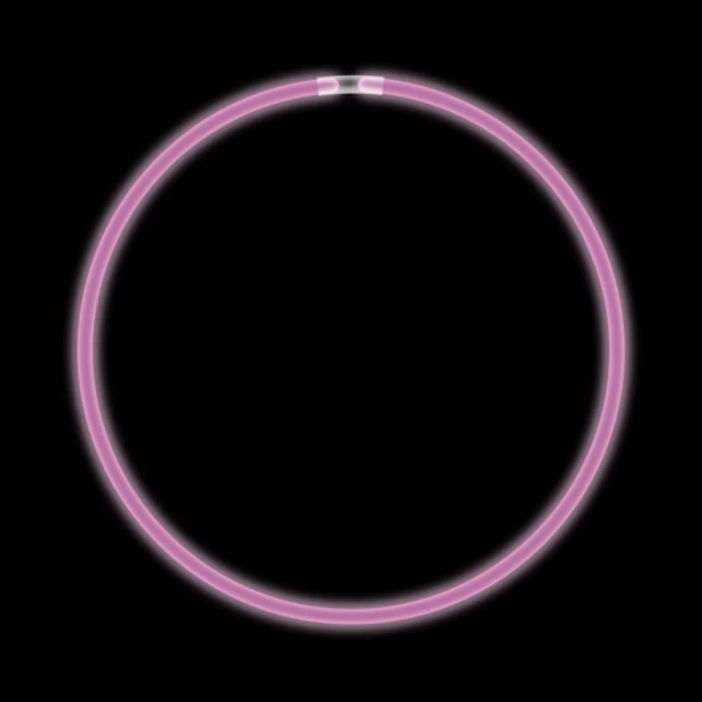 Collier lumineux violet de 22 pouces