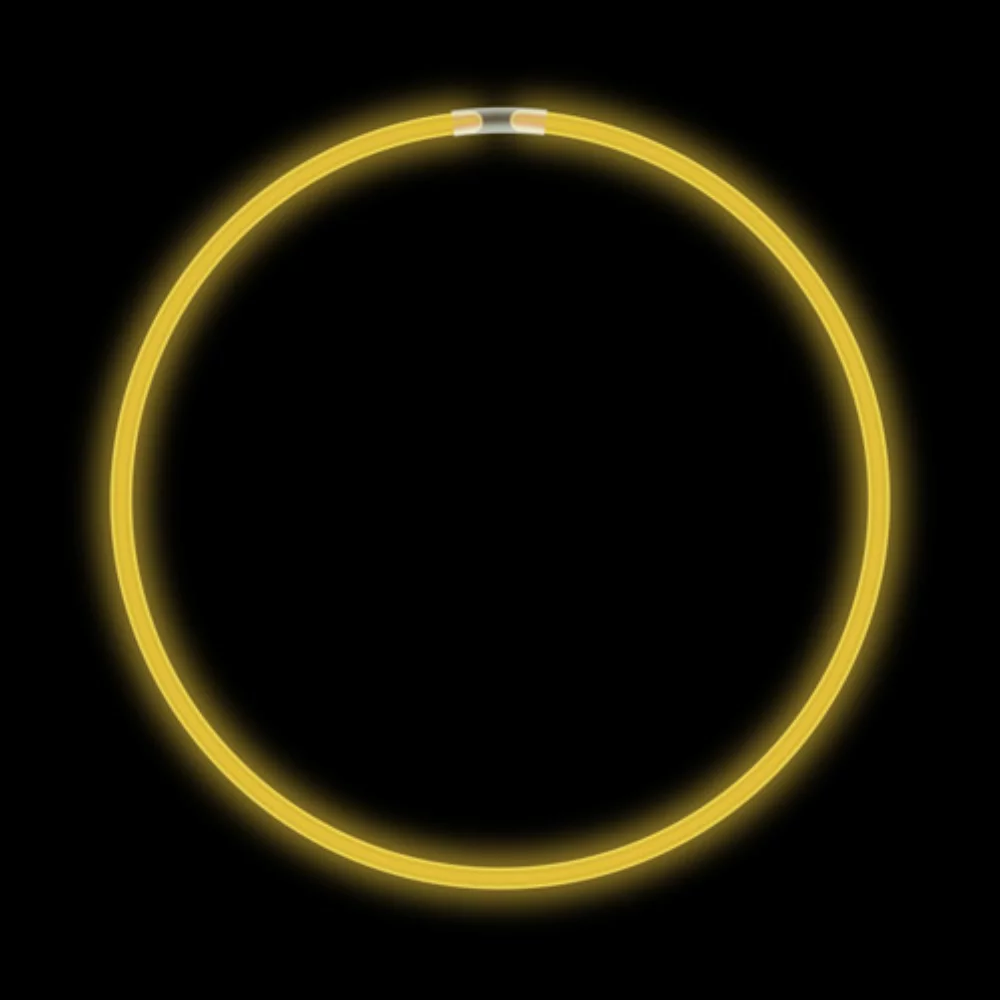 22" Yellow Glow Necklace