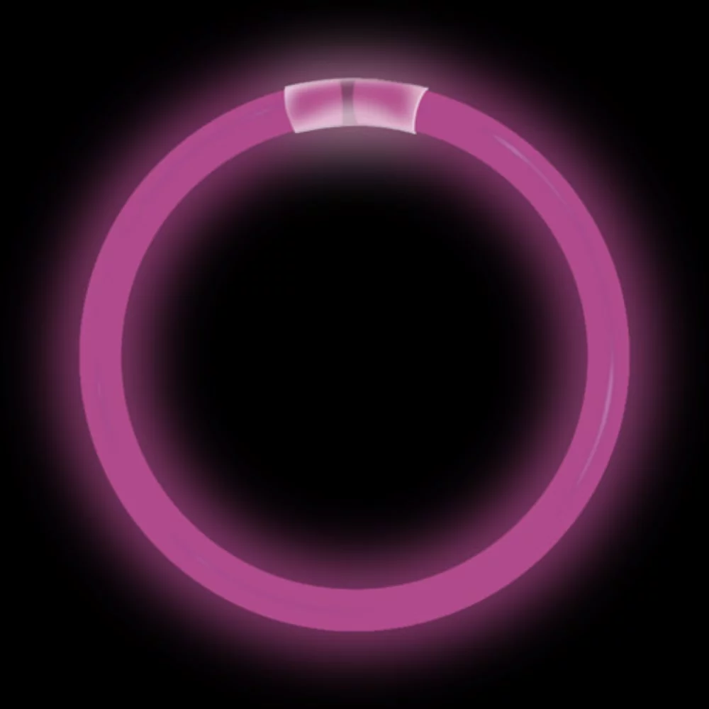 8" Purple Glow Bracelet