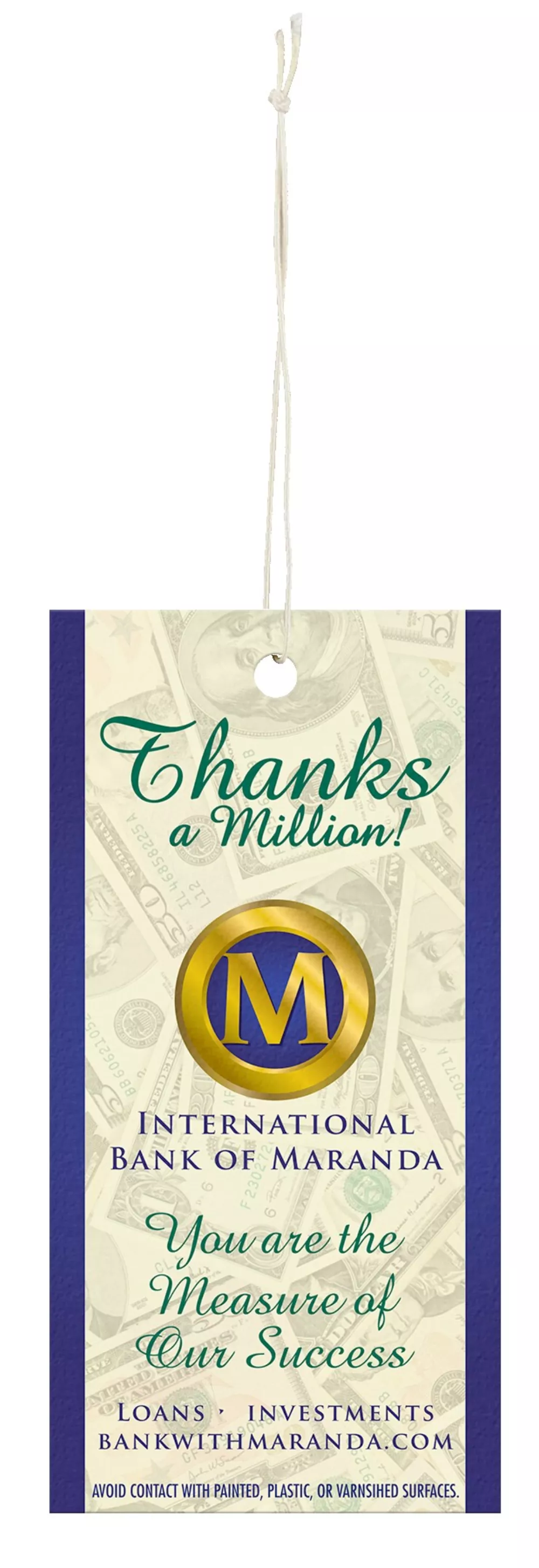 9" Custom Scented Air Fresheners