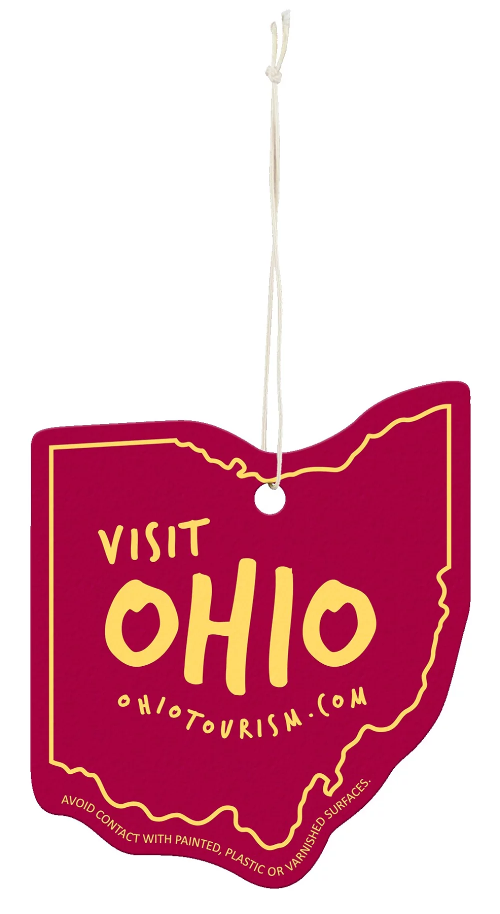 Désodorisant pour voiture en papier - Ohio (Contour)