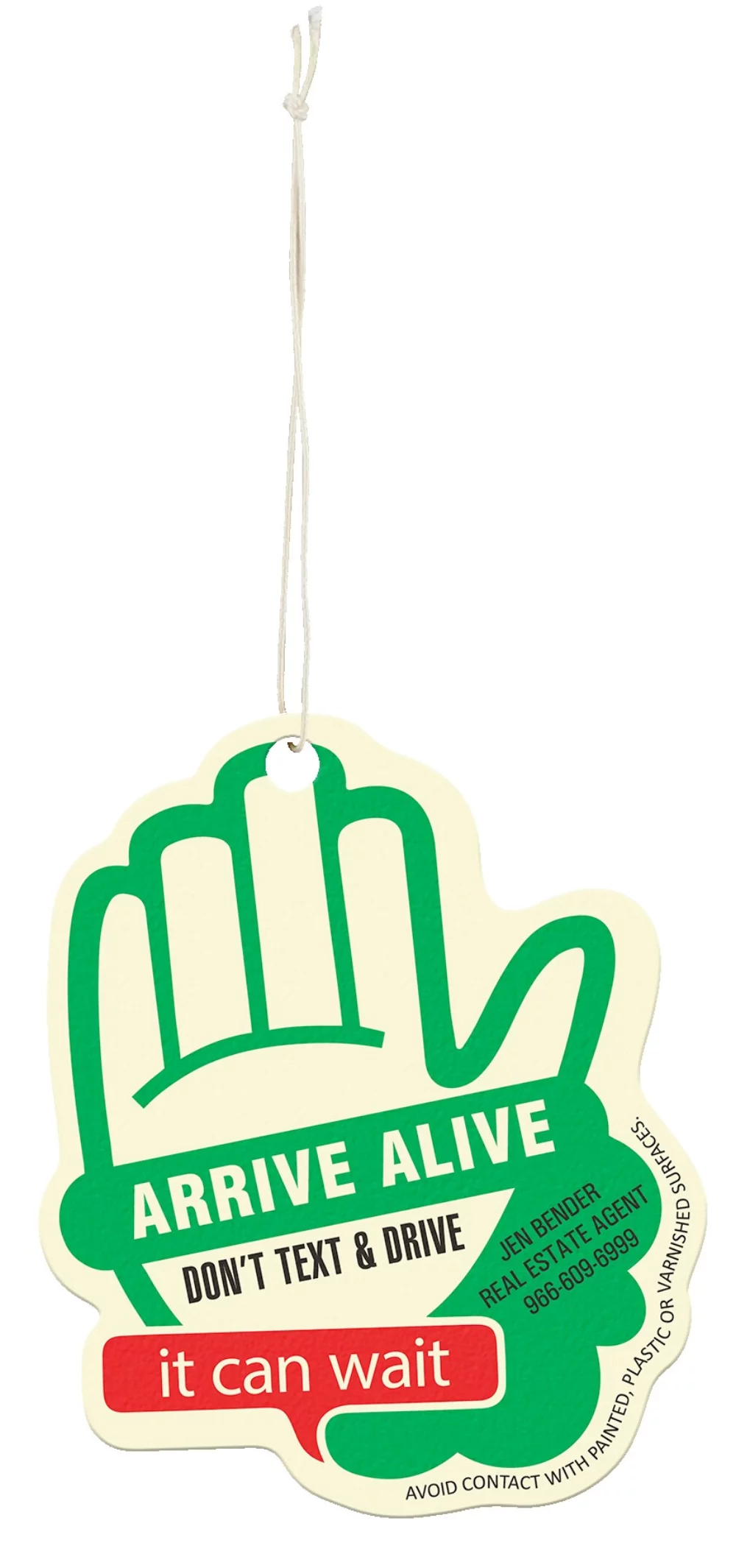 9" Custom Scented Air Fresheners