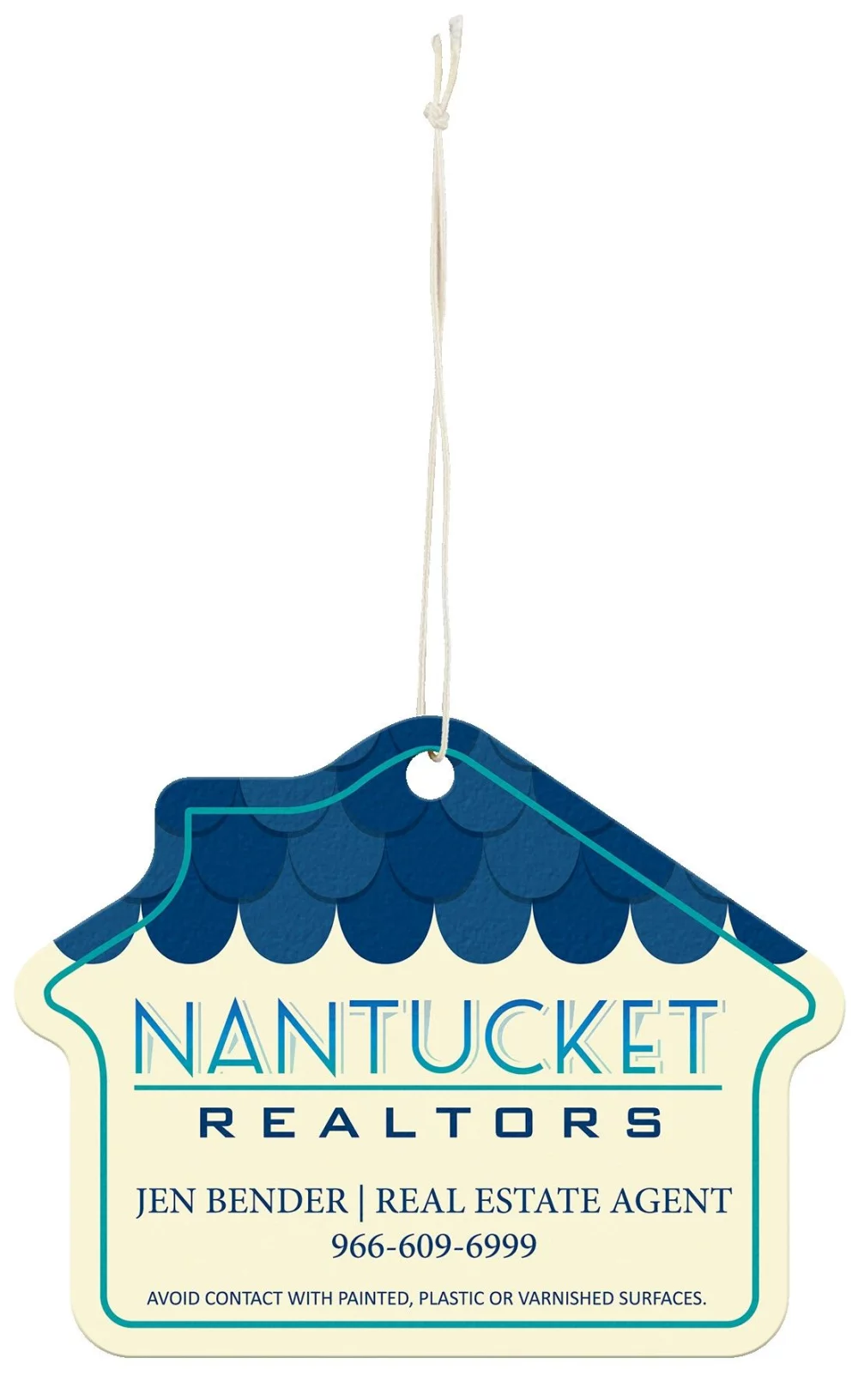 9" Rafraîchisseurs d'air parfumés personnalisés