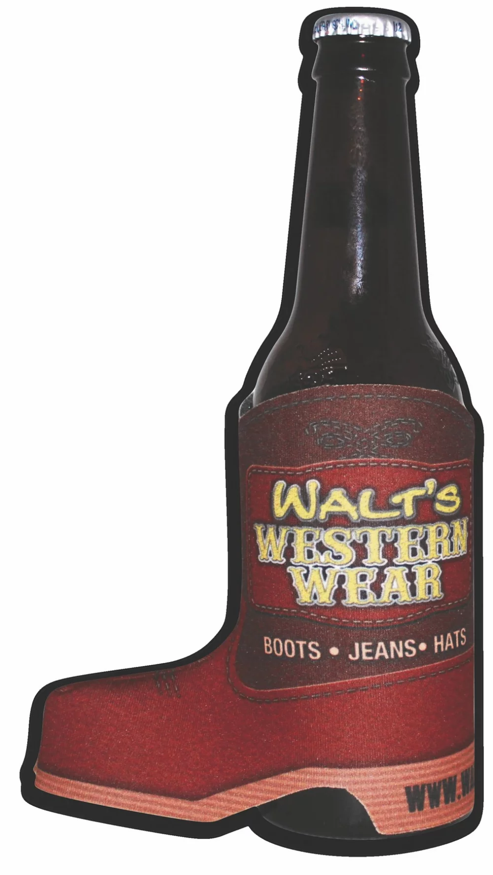 12oz Cowboy Boot Bottle Hugger