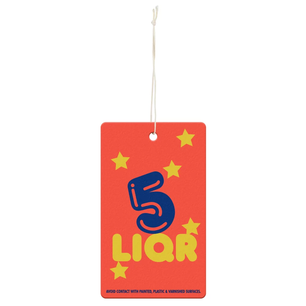 2.5" x 4.1875" Paper Air Freshener Tag - Rectangle