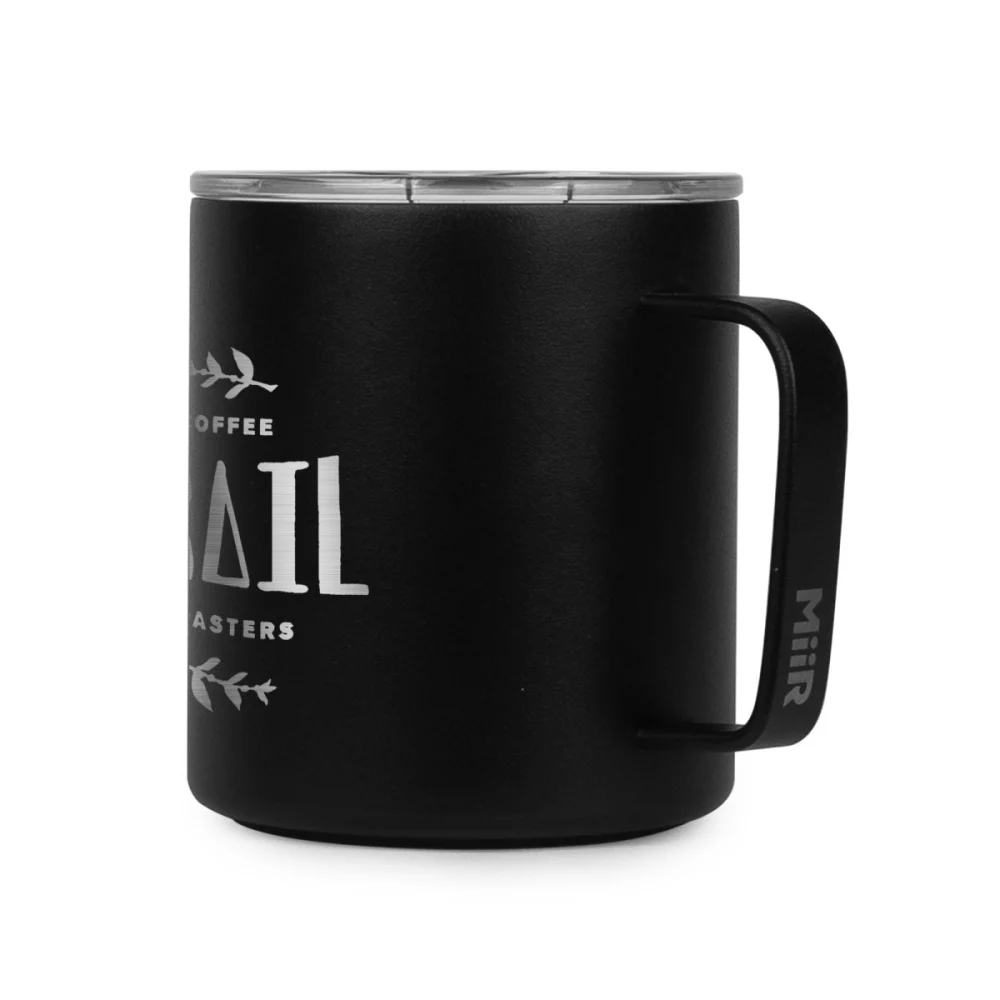 Tasse de camping isolée sous vide MiiR® - 12 oz. - Poudre noire