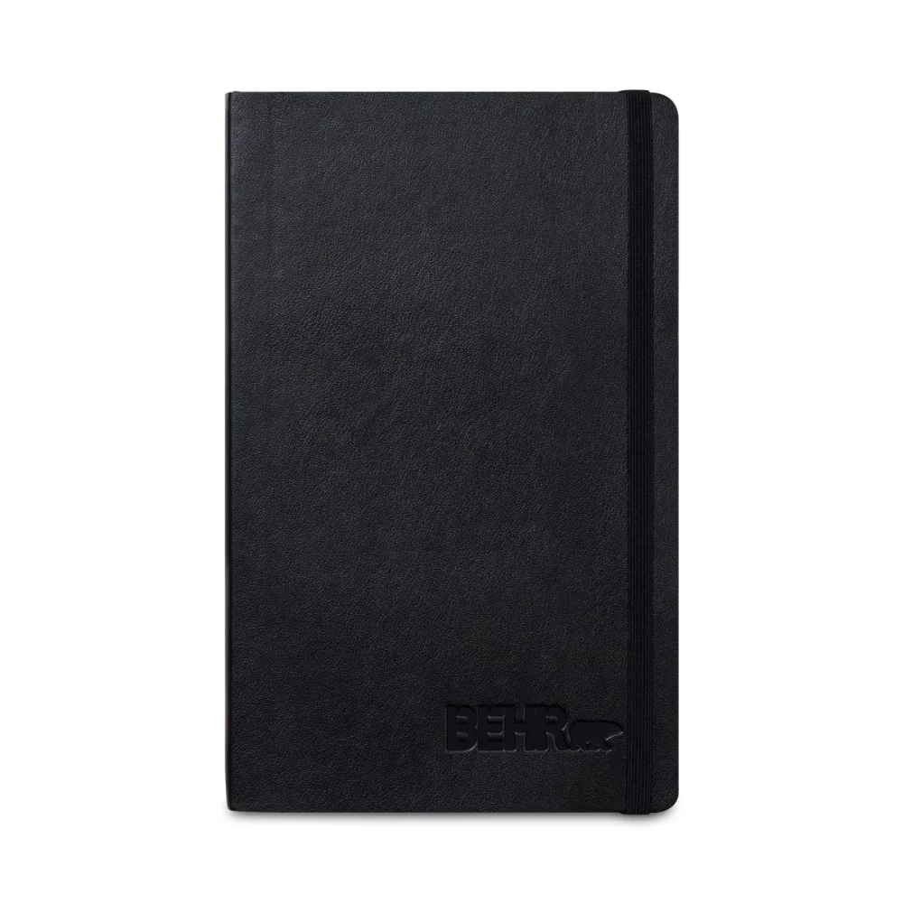 Cahier Moleskine® à couverture souple, grand format, ligné, noir