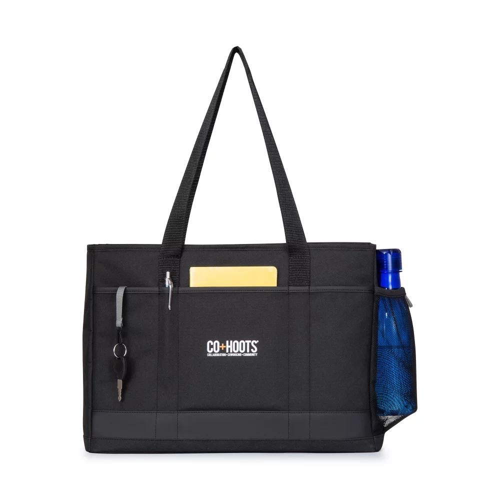 Sac pour ordinateur portable de bureau mobile - Noir